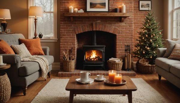 Le chauffage au poêle à bois diffuse une douce chaleur